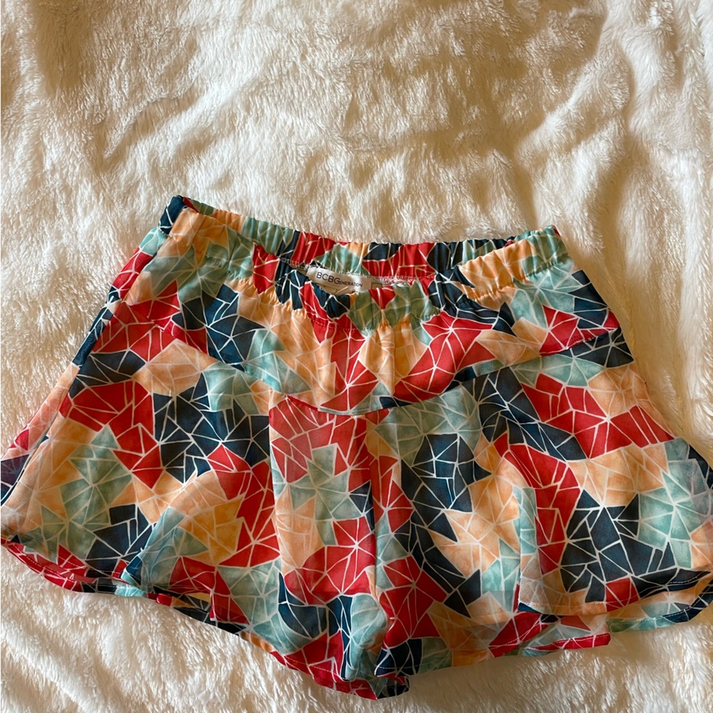 Multi-color BCBG shorts